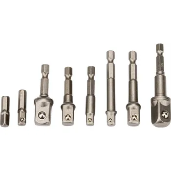 Gola hlavice 8 dílný blistr - 1/4` (4 kusy), 3/8` (2 kusy), 1/2` (2 kusy)