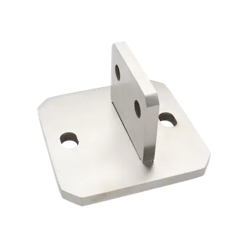 Příruba k vypalovaným sloupkům, vrtání 2 díry, AISI 304