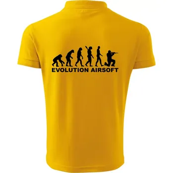 Pánská košile Evoluce airsoft - Polokošile pánská Pique Polo 203 - L ( Žlutá )