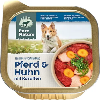 Krmivo pro psa Pure Nature Dog Adult paštika Koňské a Kuře 150g