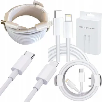 Datový kabel Kabel BOUNN USB - Apple Lightning 3 m bílý