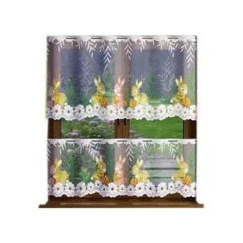 Obraz ZAJÍČEK - VÁNOČNÍ LAMBREKY 70 cm vitrážová záclona