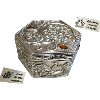 Šperkovnice Stříbrná Šperkovnice na bižuterii Marco Polo 466-8491