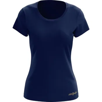 Dámské tričko Dámské funkční tričko SPORTY krátký rukáv tmavá modrá Bamboo Ultra CLASSIC - Modrá / L