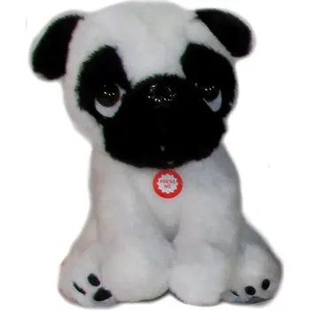 plyšák Vizopol Pejsek se zvukem s černýma ušima