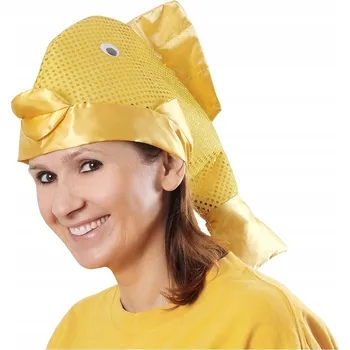 Čepice Čepice ZLATÁ RYBKA Ryba Kapr Moře Jezero Oceán Kostým Maškarní Karneval
