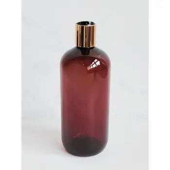 Dávkovač mýdla Dávkovač mýdla BELA 500 ml hnědý s černo-zlatým DISC TOP