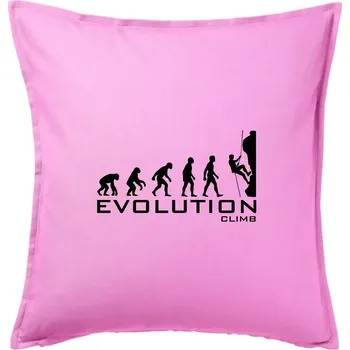 Polštář Evolution Climb - Polštář 50x50 - 50x50 - Pouze potah ( Růžová )