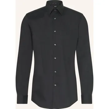 Pánská košile Boss Pánská Košile Hank Slim Fit, černá, 43