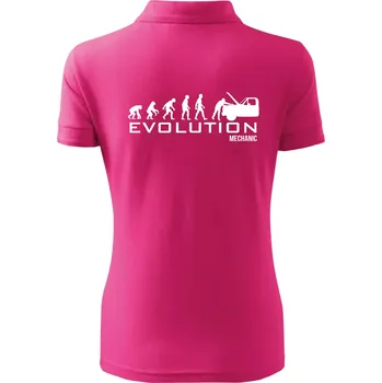 Evoluce mechanik - Polokošile dámská Pique Polo - 3XL ( Purpurová )