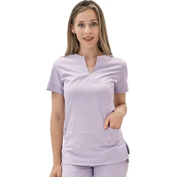 Zdravotnický oděv Perlička® Zdravotnická košile LILI SATTÉ Lila Fialová Barva: Lila Fialová, Velikost: 36