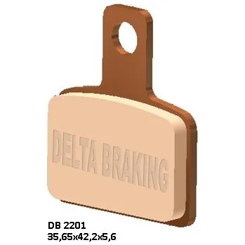 Brzdová destička DELTA BRAKING brzdové destičky KH495 BETA TRIAL - nahrazuje DB2201MX-N (DELTA BRAKING brzdové destičky KH495 BETA TRIAL - nahrazuje DB2201MX-N)