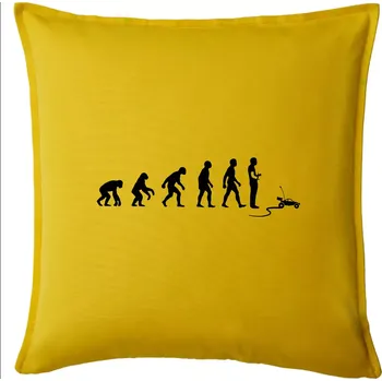 Polštář Evoluce RC model auto - Polštář 50x50 - 50x50 - Pouze potah ( Žlutá )