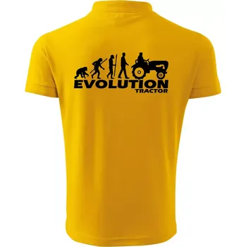 Pánská košile Evoluce traktor - Polokošile pánská Pique Polo 203 - 3XL ( Žlutá )