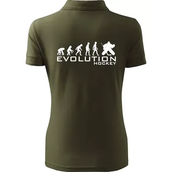 Evoluce Hockey brankář - Polokošile dámská Pique Polo - S ( Military )
