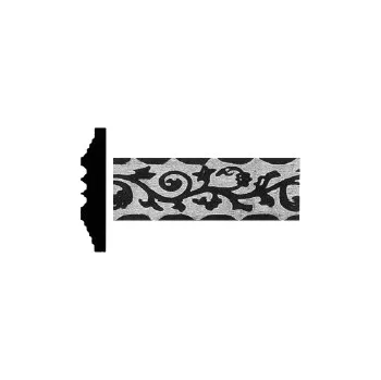 Zábradlí Madlovina vzorovaná 40x8 mm, dĺžka 3000mm, cena za KUS 6m