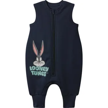 Dětský overal na spaní s BIO bavlnou (navy modrá, 62/68)