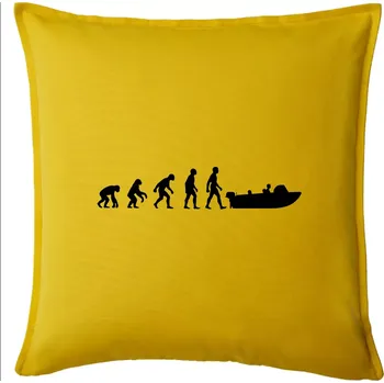 Polštář Evoluce člun - Polštář 50x50 - 50x50 - Pouze potah ( Žlutá )
