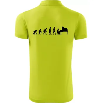 Pánská košile Evoluce piano - Polokošile Victory sportovní (dresovina) - 3XL ( Limetková )