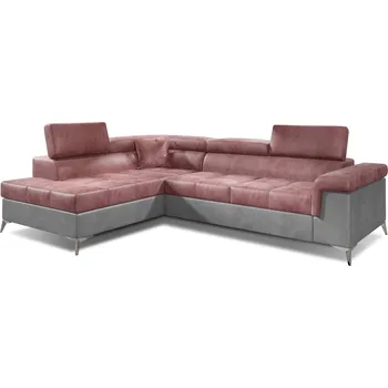 Sedací souprava Rohová sedací souprava levá pro každodenní spaní s mechanismem rozkládání typu delfín a úložným prostorem na lůžkoviny Eridano - ELTAP monolith 84, monolith 63 275x70 cm