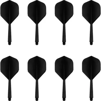 PARFCO 8dílná sada násad na šipky, letky na šipky s násadou, násada na šipky a letky 75 mm v