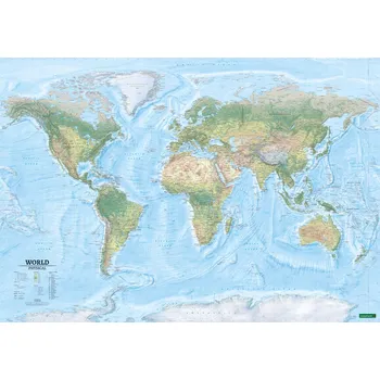 Freytag & Berndt nástěnná mapa Svět 1:20 mil. - politická, fyzická 138x96 cm