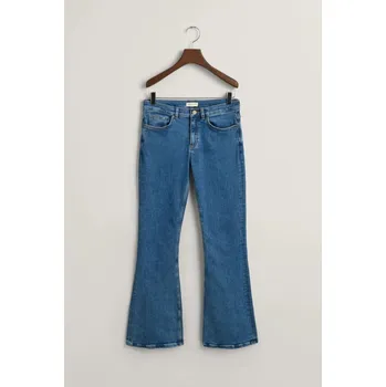 DŽÍNY GANT BOOTCUT JEANS MID BLUE