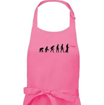 Kuchyňská zástěra Evoluce Nordic walking - Dámská zástěra na vaření - Univerzální velikost ( Růžová )