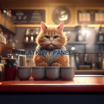 Látkový panel - Kočka - KČ-98 Velikost: 15x15cm, Materiál: Úplet