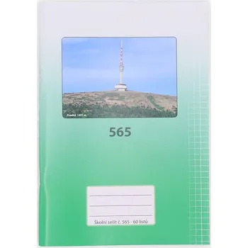 Sešit Sešit A5 čtvereček 60l. 565