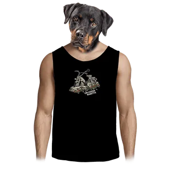 Pánské tílko Bastard Obložená Babetta pánské tílko Black