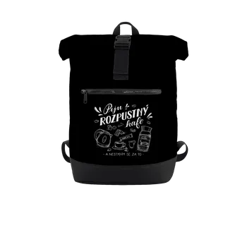 Městský batoh Bastard B12: Piju rozpustný batoh Black