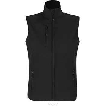 Dámská vesta SOĽS Falcon Dámská softshellová vesta SL03826 Černá S