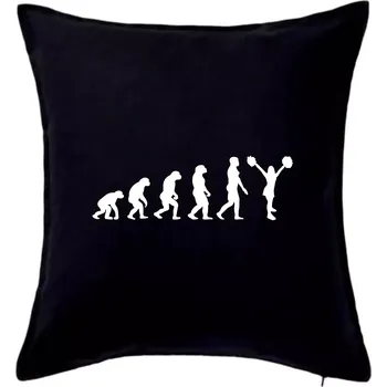 Polštář Evolution cheerleading - roztleskávačka - Polštář 50x50 - 50x50 - Pouze potah ( Černá )