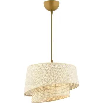 Lustr na lanku BARETTE 1xE27/60W/230V krémová