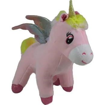 plyšák Vizopol Jednorožec se zvukem 20 cm, růžový