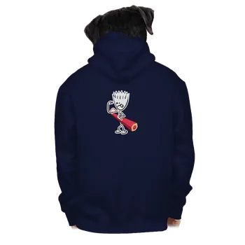 Pánská mikina Bastard Svaly pánská mikina na zip Navy