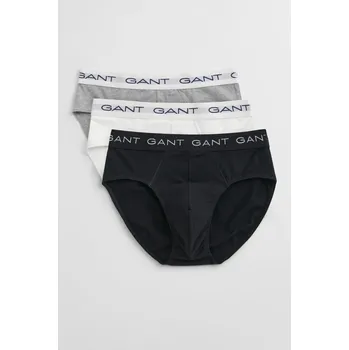 Boxerky SPODNÍ PRÁDLO GANT BRIEF 3-PACK LIGHT GREY MELANGE