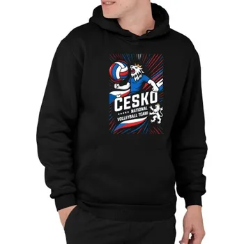 Žertovný předmět Česko - national volleyball team - pánská mikina s potiskem- Tričkový.cz