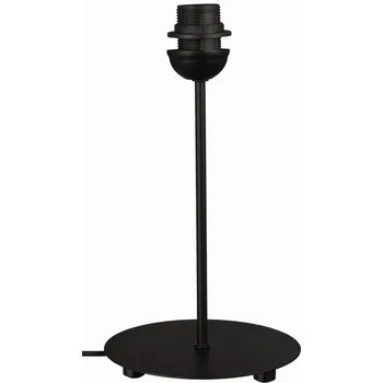 Lampička Černý stojan s objímkou E27 a vypínačem pro stínidlo