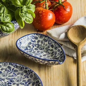 Příbor Keramická opěrka lžíce Manufaktura Bolesławiec - dec. AS53