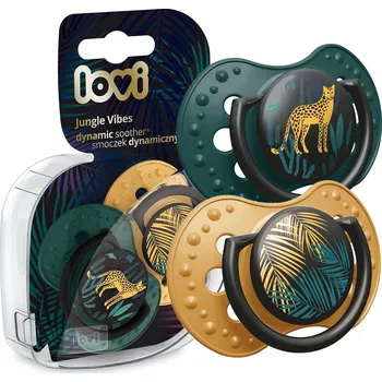 Lovi Dynamická silikonová Dudlík 18m+ 2 ks