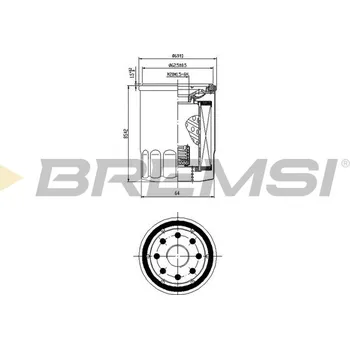 Olejový filtr Olejový filtr BREMSI FL0025