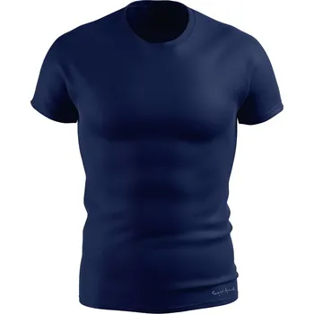 Pánské tričko Pánské funkční triko SLIM krátký rukáv tmavá modrá Bamboo Ultra CLASSIC - Modrá / XL