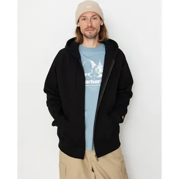 Pánská mikina Carhartt WIP Chase ZHD (black/gold) M, černá