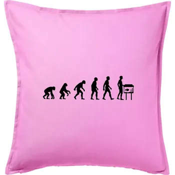 Polštář Evoluce akvaristika - Polštář 50x50 - 50x50 - Pouze potah ( Růžová )