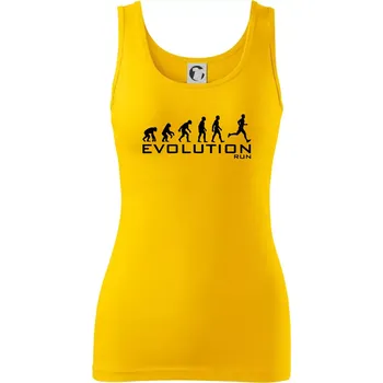 Dámské tričko Evoluce Run - Dámské tílko - S ( Žlutá )