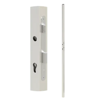 Zábradlí Profil 40 x 40 x 1,5 x 2000 mm se zapuštěným zámkem, rozteč 90 mm, pozinkovaný