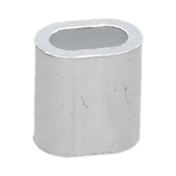 Ohradník Hliníková lisovací spojka pro 6.0mm lanko