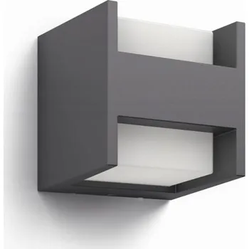 Nástěnné svítidlo Venkovní nástěnné svítidlo Philips šedé s integrovaným LED zdrojem 4,5 W